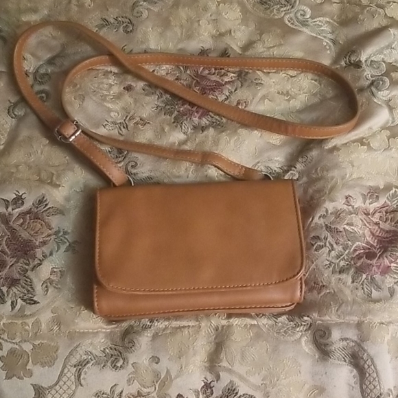 COPY - Brown Colab Small Crossbody Bag - Picture 1 of 7